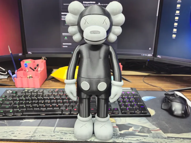 12 Inch Kaws Baby Milo Multipart
