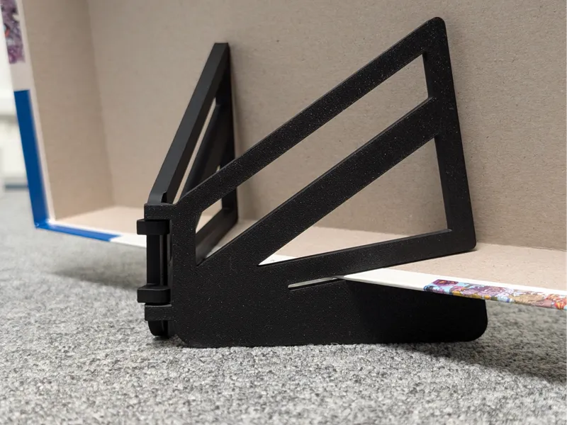 Foldable puzzle box stand - Print in place