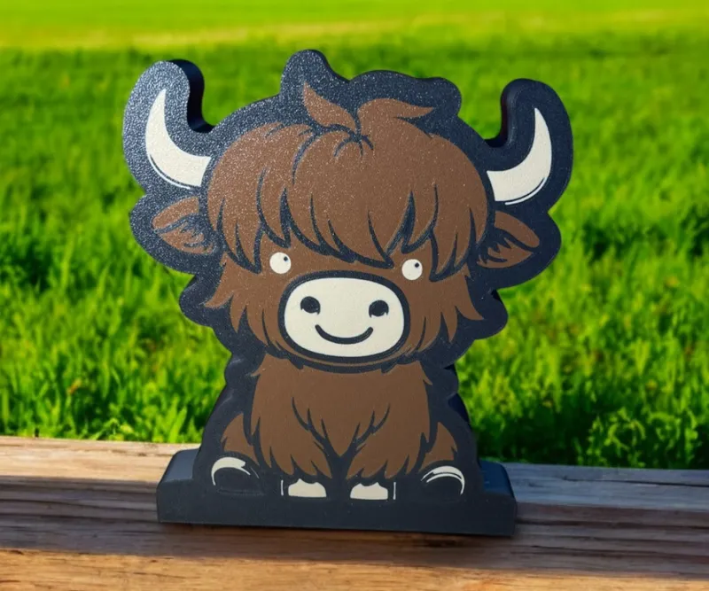 Highland Cow LED Lightbox