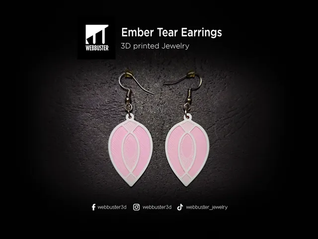 Ember Tear - Earrings