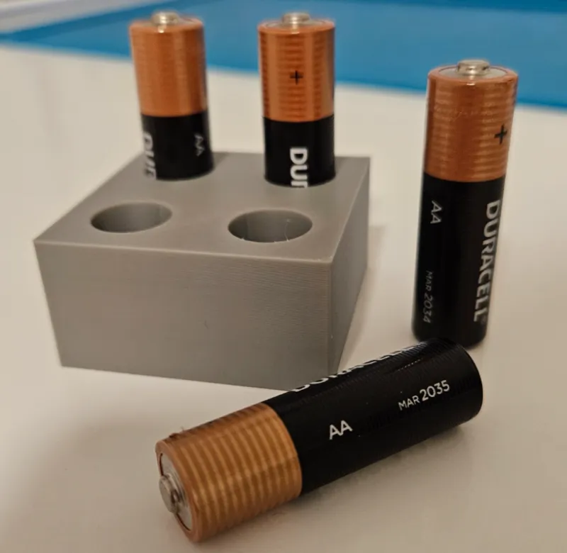 Battery Holder for 4 Double A