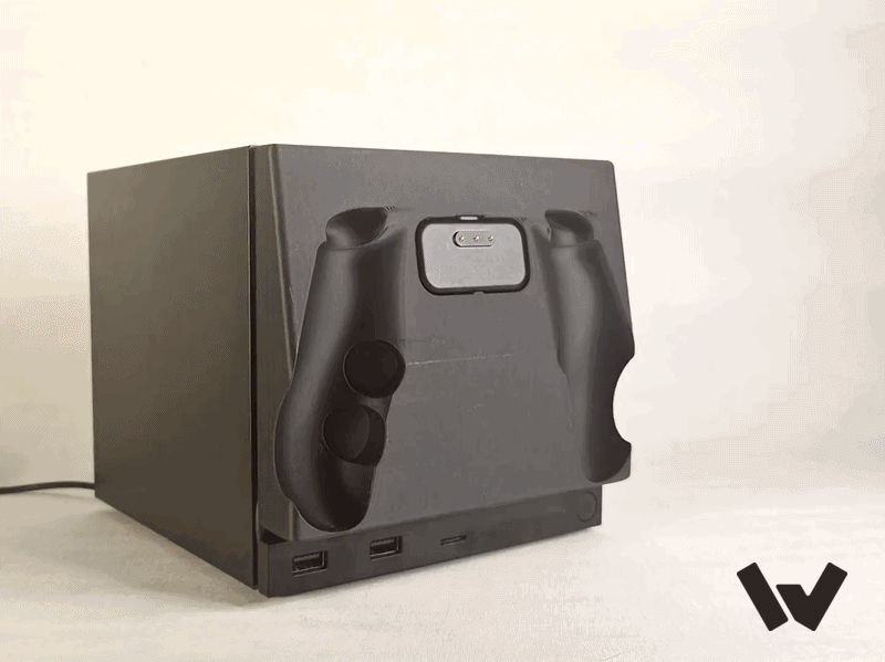 Steam Machine Faceplate Controller Dock 3D model