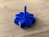 Fidget star with a handle 0.2mm layer, 2 walls, 15% infill