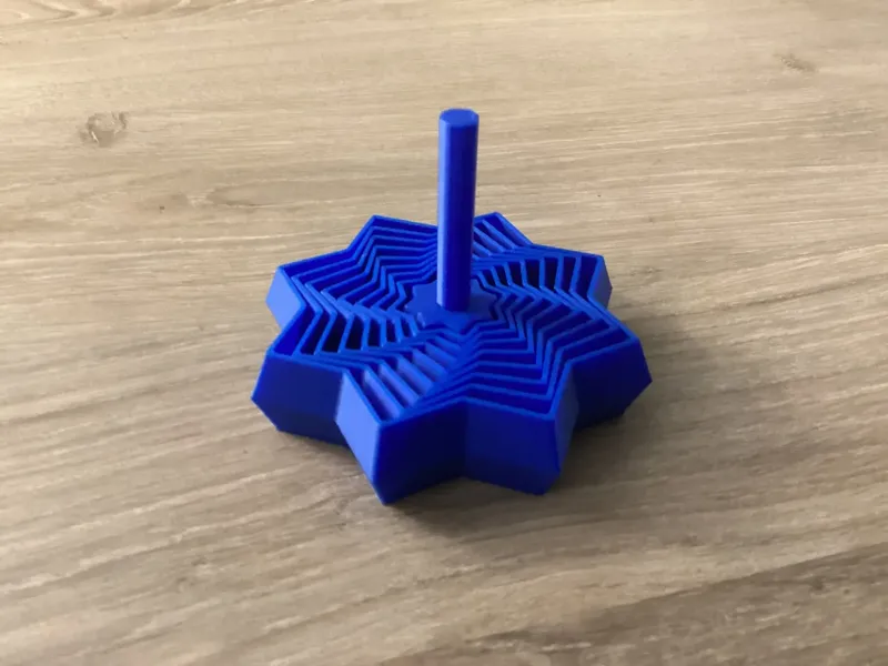Fidget Star with a handle