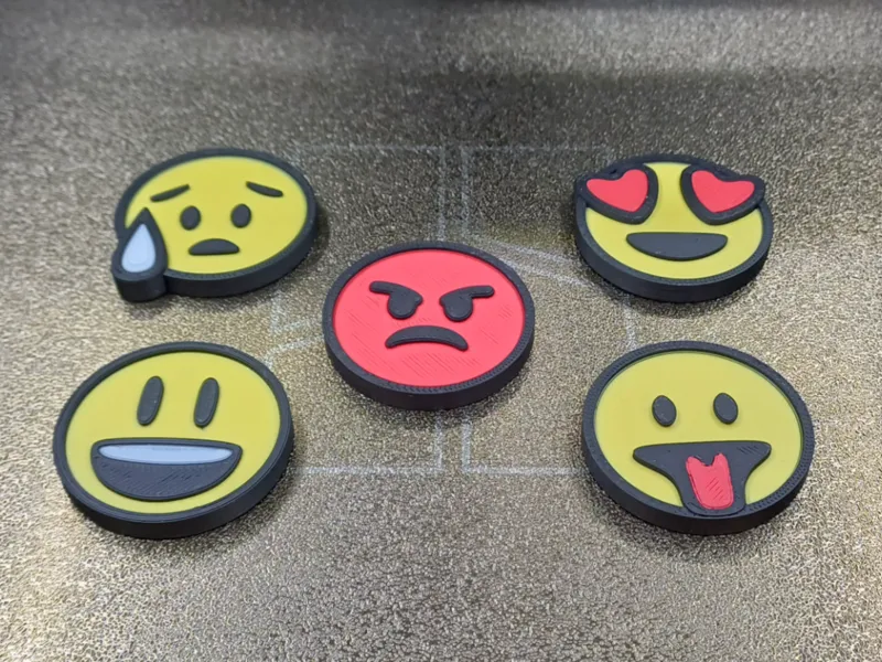 5 Emoji Keyrings