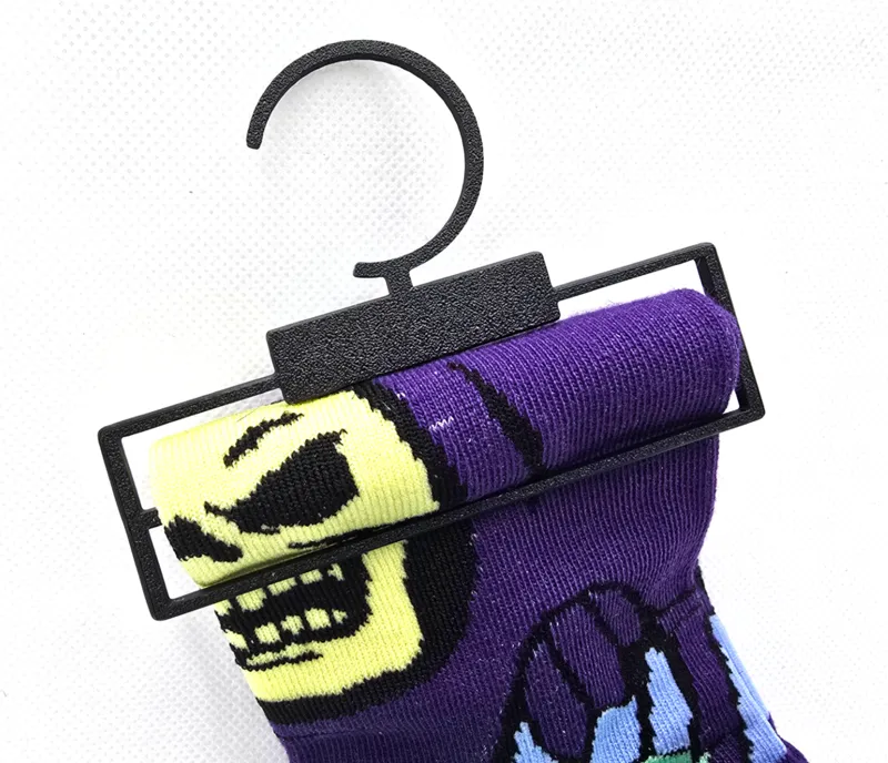 Retail Sock Hanger w/space for 10x40mm Label