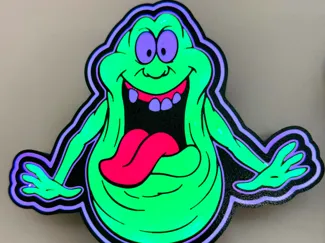 Slimer Lightbox – Ghostbusters-Inspired Wall Art