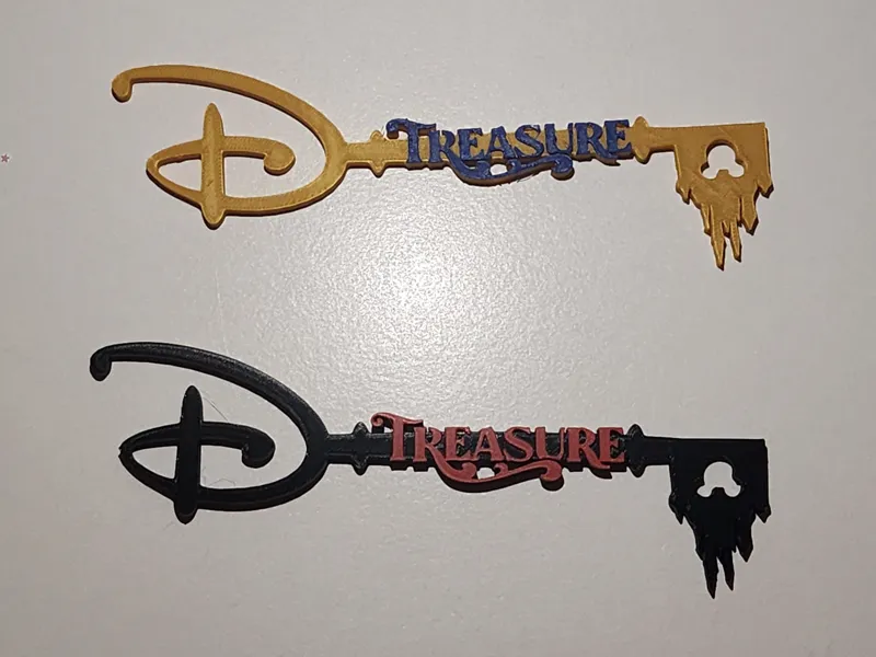 Disney Treasure Magnet Cruise Key