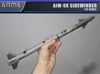 AIM-9X Sidewinder Missile 1:6th Scale-High Detail