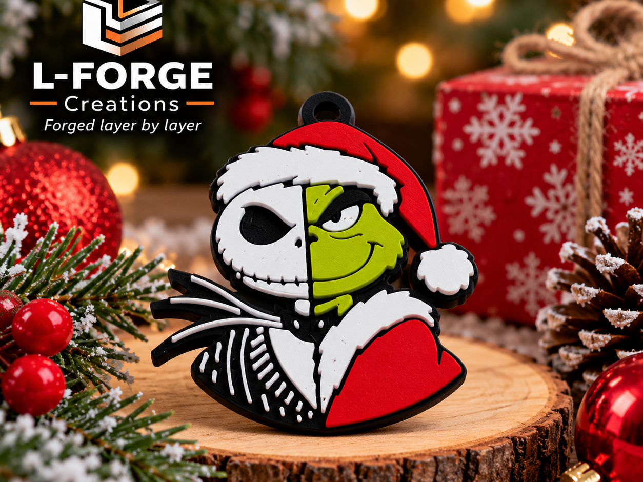 Jack Skellington & Grinch Tab Opener Keychain - 1