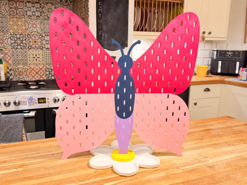 Butterfly IKEA Skadis Pegboard 