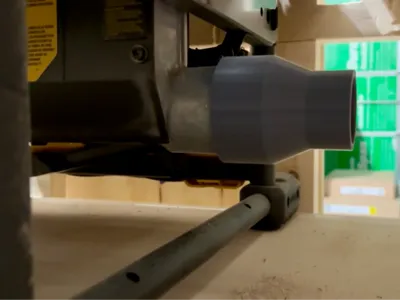 DeWALT table saw hose adapter (2 1/2" to 1 7/8") 