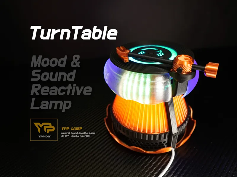Mood & SoundReactive LAMP (Turntable style)
