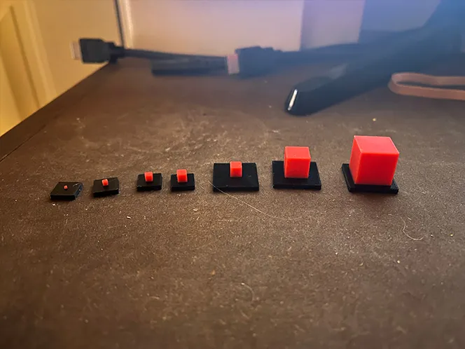Reference Cubes 1mm - 15mm