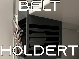 Warderobe/Closet Belt Holder