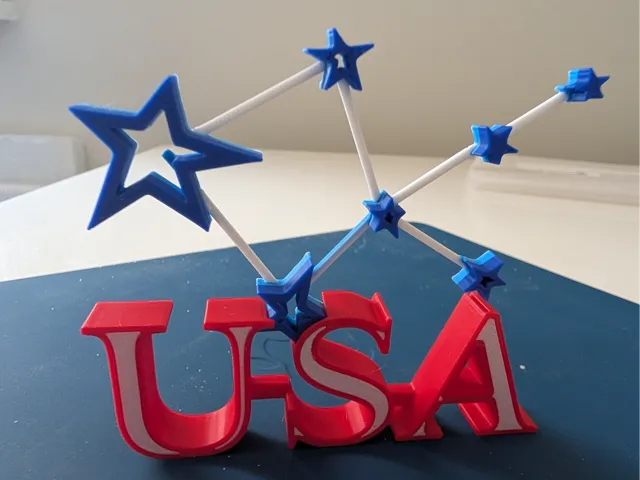 USA Star Constellation Desktop Art