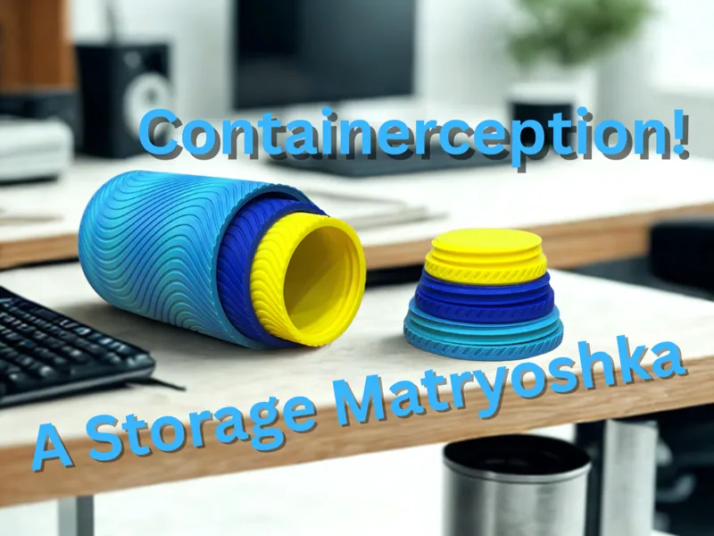 FractMod- Containerception- Nesting Storage Jars