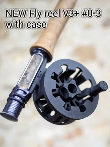 Caja o estuche: Fly reel V3+ piccolo e leggero Line #0-3 + case — vista de referencia 2