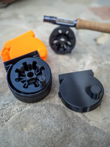 Caja o estuche: Fly reel V3+ piccolo e leggero Line #0-3 + case — vista de referencia 3