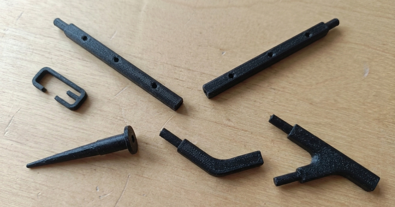 Miniatura 3 do modelo 3D Modular plant support stakes