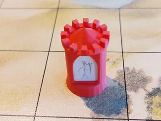 Game piece for strategic board game