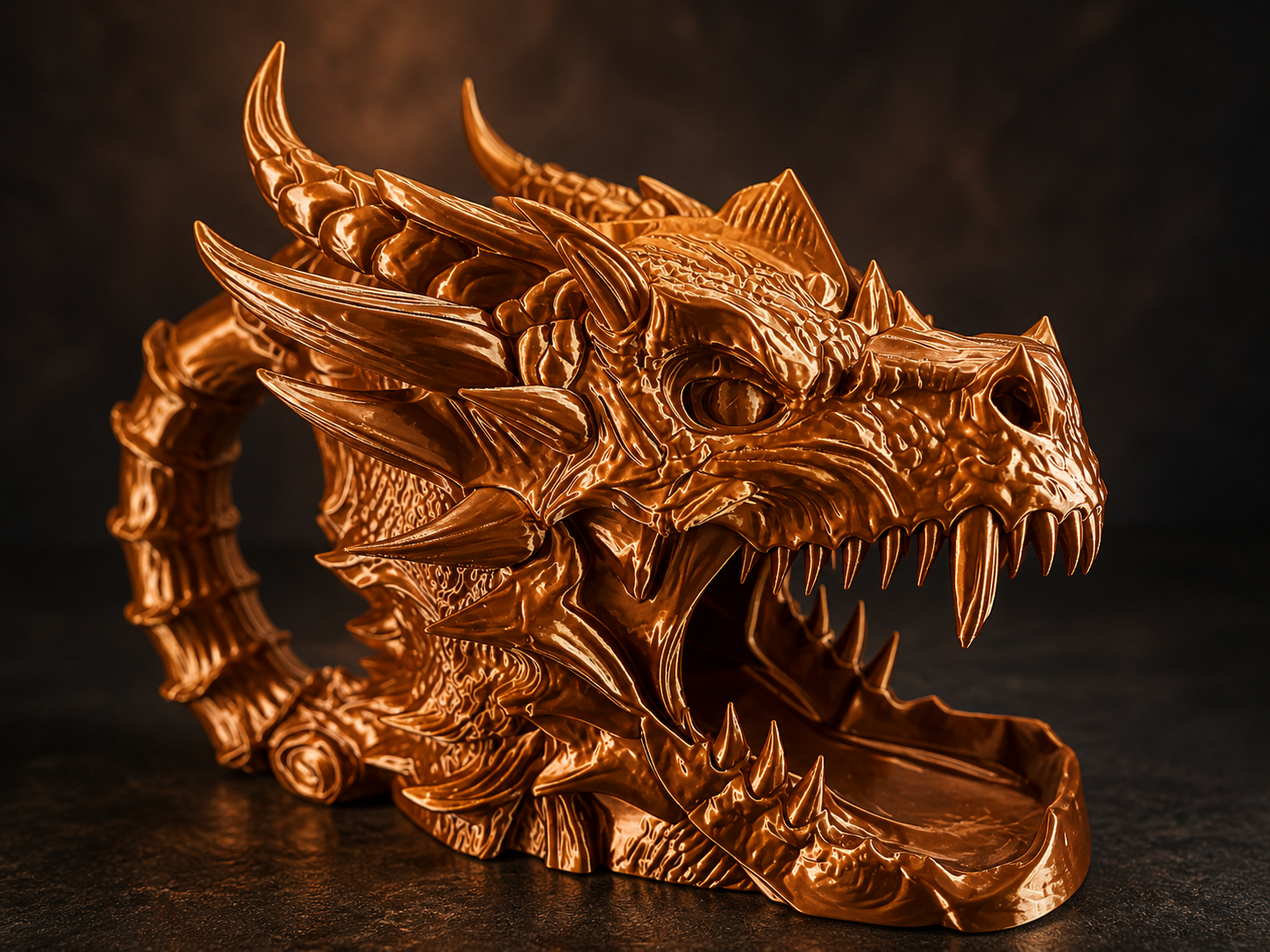 Dragon Maw Can Holder & Dice Tower – Fantasy tool