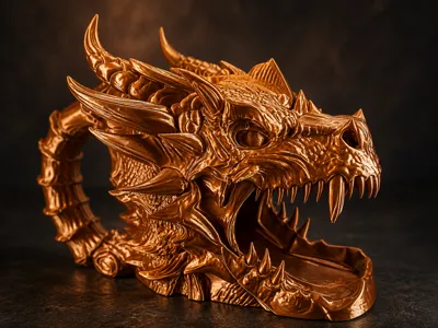 Dragon Maw Can Holder & Dice Tower – Fantasy tool