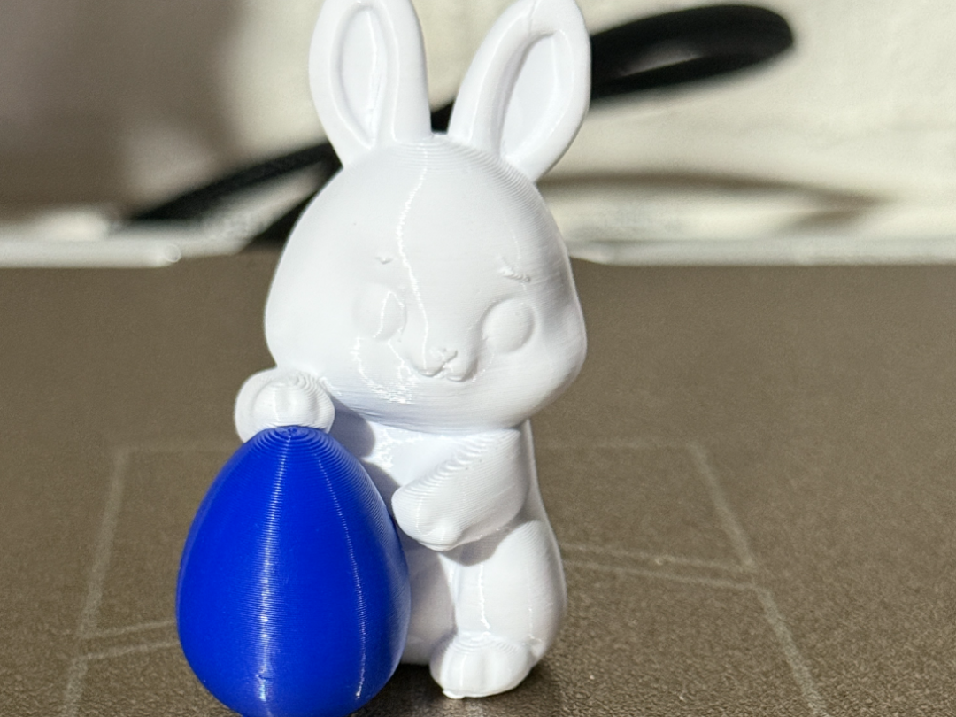 Easter Bunny with Egg Figurine – No AMS