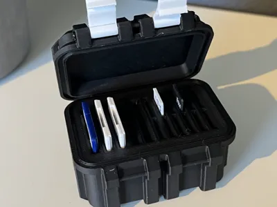 SD Card Box (NO SCREWS) - Easy Assembly