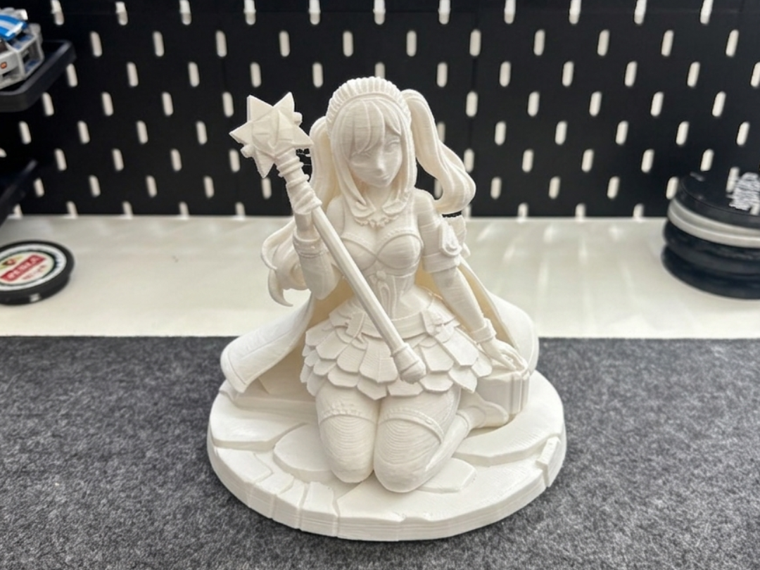 Magical Healer Girl | Fantasy Cleric Statue