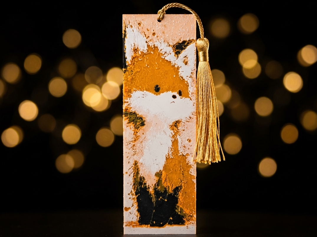 Fox HueForge Bookmark · Funny Reader