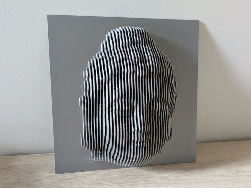 Buddha layered sculpture