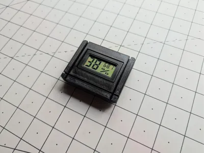Hygrometer Mount for Ezy Storage 50L IP-67 Tote