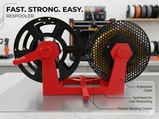 Fast Strong Easy Respooler (Only one print Plate)