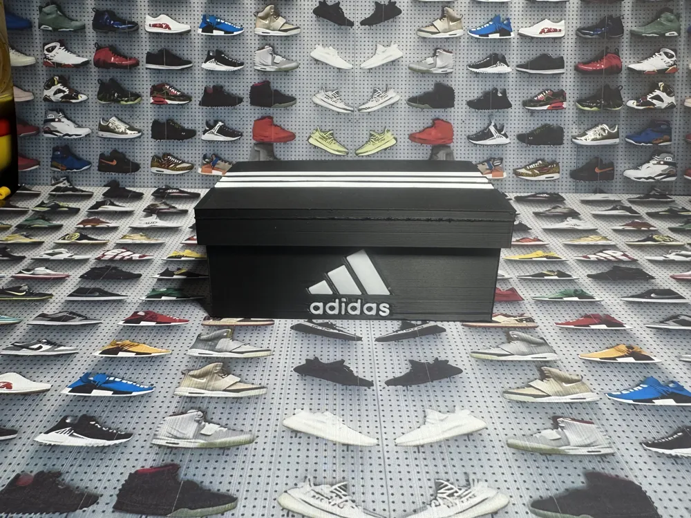 Adidas Box Size Small Adidas Shoe Box - Black Version - NO AMS by JDESIGNZ MakerWorld ...