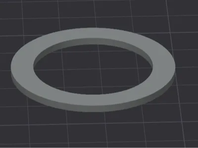Gasket 44x32x2 mm for plumbing