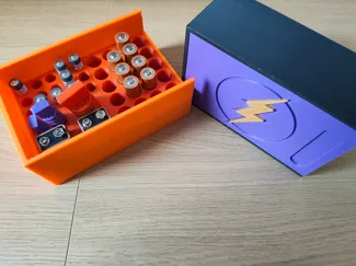 Battery Box with Lid v2: Modular 