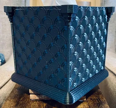 Art Deco Inspired Tissue Box 