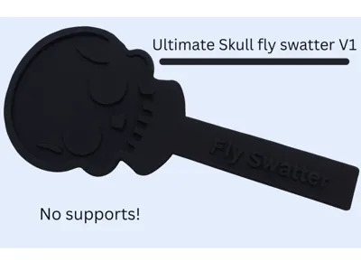 Skull fly swatter