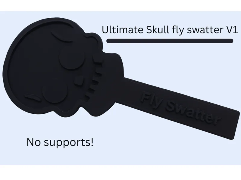 Skull fly swatter