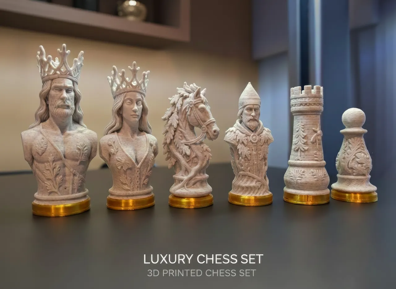 Humans vs Zombies – Luxury Chess Set + Box view 2