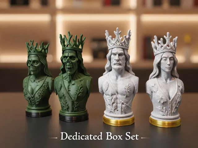 Humans vs Zombies – Luxury Chess Set + Box