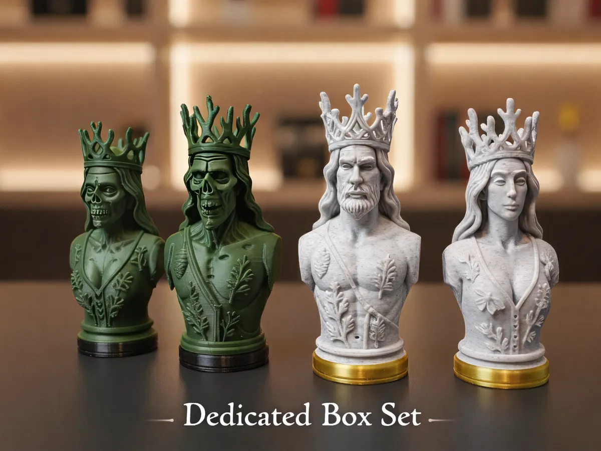 Boxed Humens Humans vs Zombies – Luxury Chess Set + Box - Free 3D Print Model ...