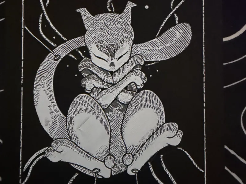 Mewtwo Manga Style