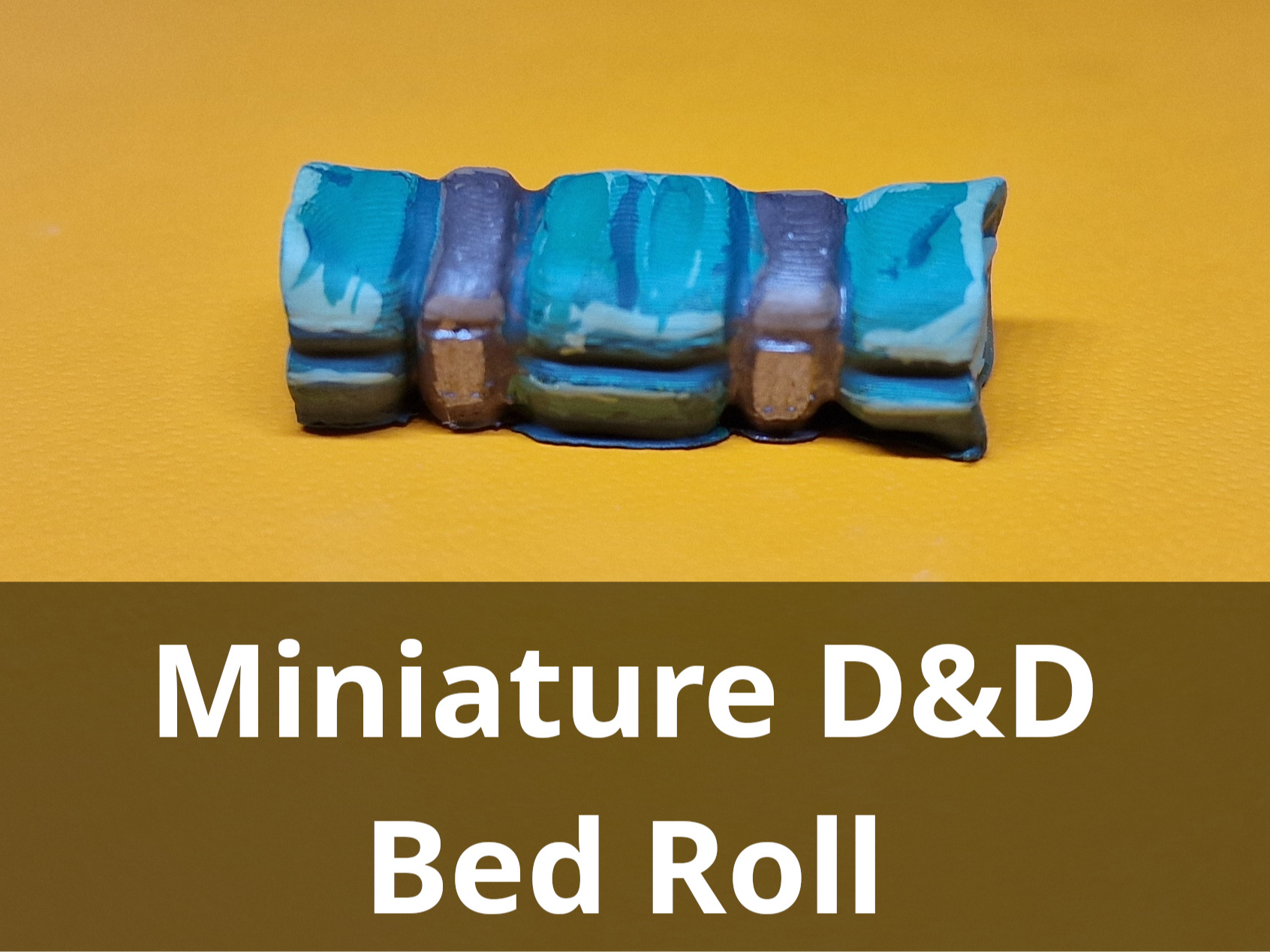 Miniature D&D Bed Roll