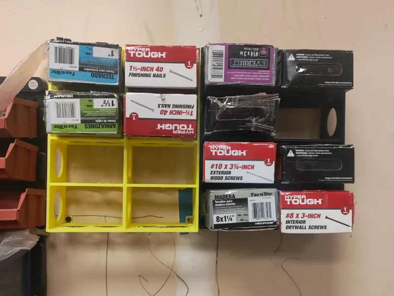 Whole box Screw / Nail organizer
