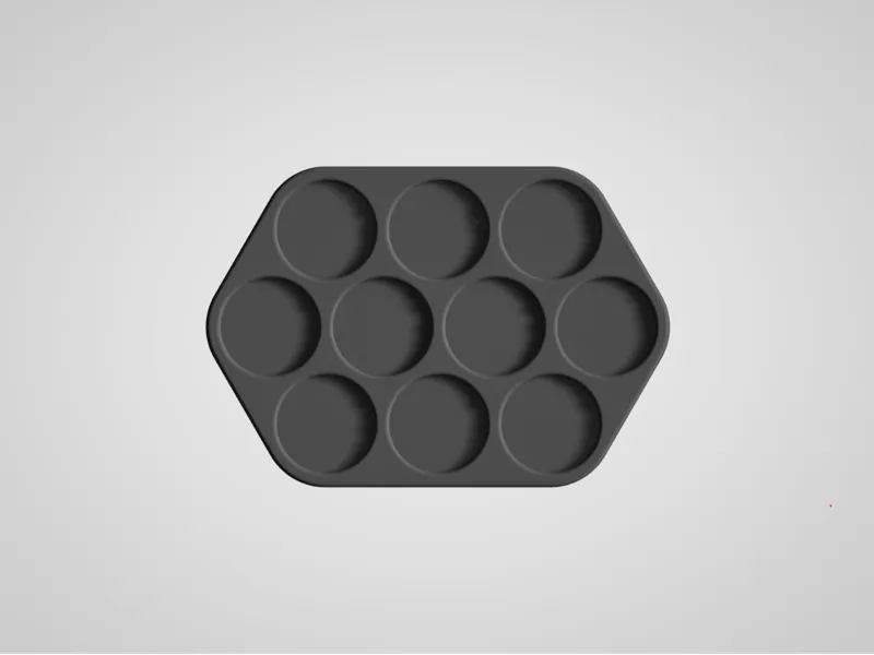WH 40K Movement Tray 10x32mm