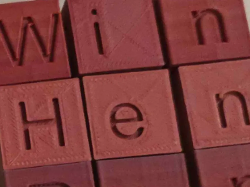 Word Cube E-N