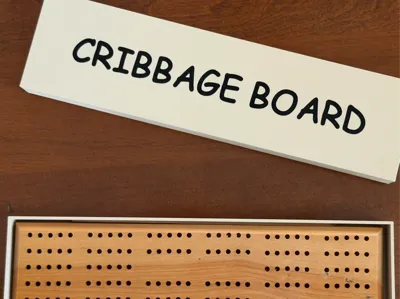 Milton Bradley Cribbage Board 4625s Box
