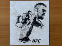 HueForge Conor McGregor Artwork